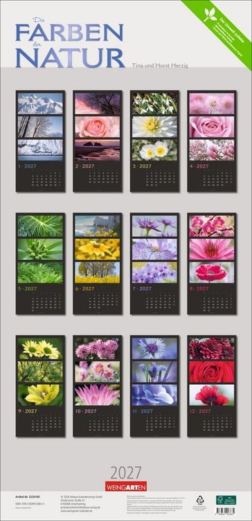 Produktbild: Die Farben der Natur Kalender 2027