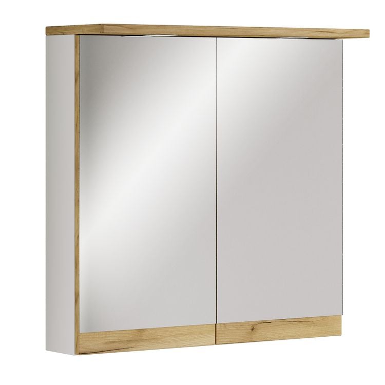 Produktbild: LED Bad Spiegelschrank Steckdose 59x60x23 Cosila