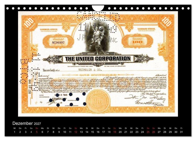 Produktbild: Vergangene Werte (Wandkalender 2027 DIN A4 quer), CALVENDO Monatskalender