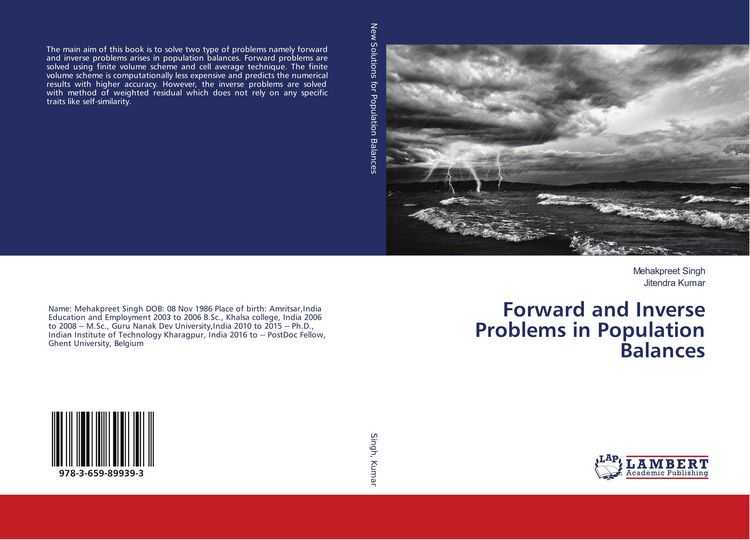 Produktbild: Forward and Inverse Problems in Population Balances