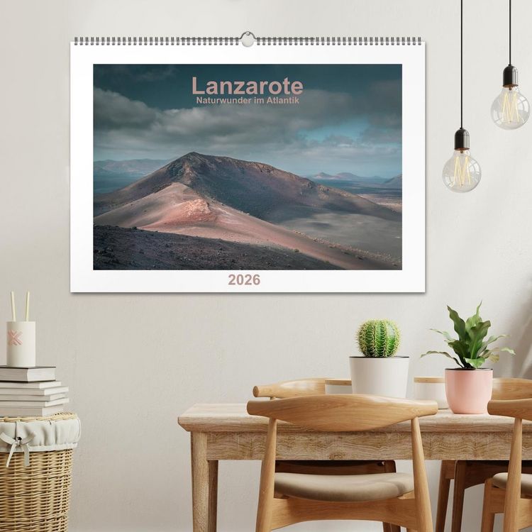 Produktbild: Lanzarote - Naturwunder im Atlantik (Wandkalender 2026 DIN A2 quer), CALVENDO Monatskalender
