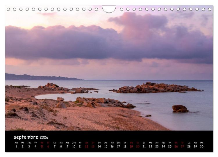 Produktbild: La Corse de plage en plage (Calendrier mural 2026 DIN A4 vertical), CALVENDO calendrier mensuel