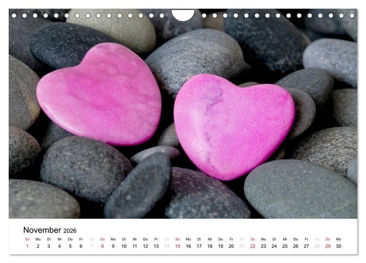 Produktbild: Mein Herz schl&auml;gt pink (Wandkalender 2026 DIN A4 quer), CALVENDO Monatskalender
