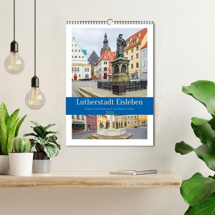 Produktbild: Lutherstadt Eisleben (Wandkalender 2026 DIN A3 hoch), CALVENDO Monatskalender