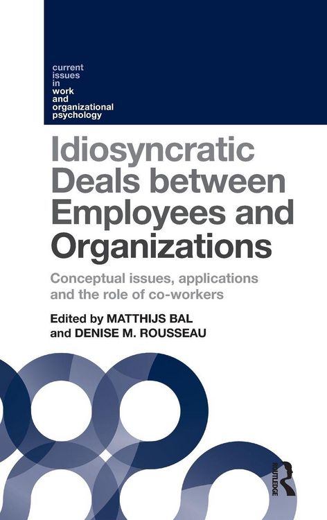 Produktbild: Idiosyncratic Deals between Employees and Organizations