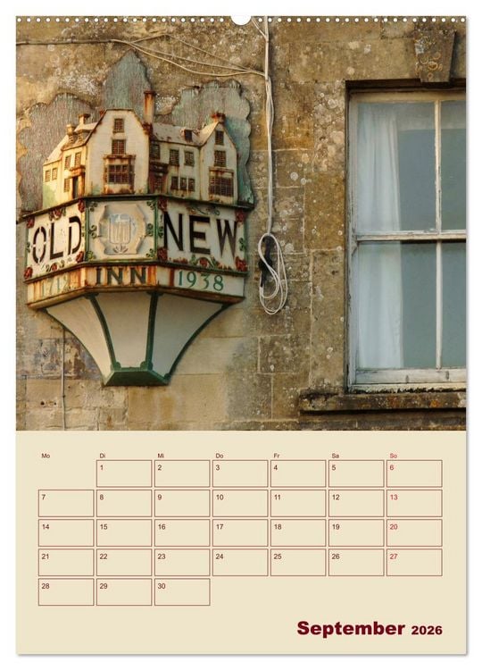Produktbild: Die Cotswolds Englands gr&uuml;nes Herz (hochwertiger Premium Wandkalender 2026 DIN A2 hoch), Kunstdruck in Hochglanz