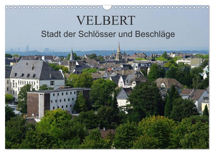 Produktbild: Velbert - Stadt der Schl&ouml;sser und Beschl&auml;ge (Wandkalender 2026 DIN A3 quer), CALVENDO Monatskalender