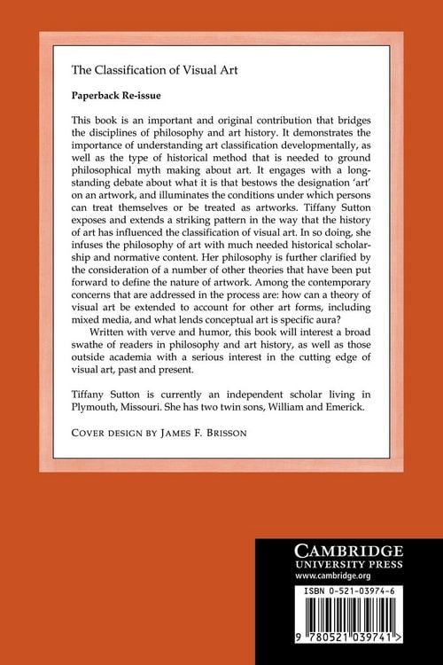Produktbild: The Classification of Visual Art