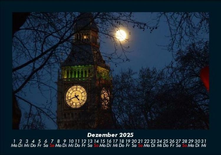 Produktbild: Londons sch&ouml;nste Seiten 2025 Fotokalender DIN A5