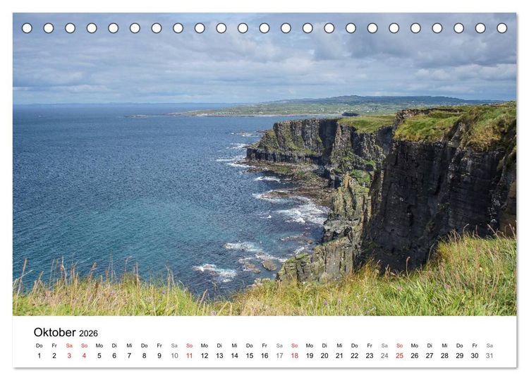 Produktbild: Irland wie gemalt (Tischkalender 2026 DIN A5 quer), CALVENDO Monatskalender
