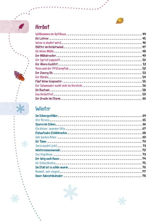 Produktbild: Das Krippen-Jahreszeitenbuch: Geschichtens&auml;ckchen