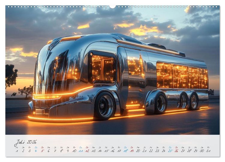 Produktbild: Giganten der Stra&szlig;e (Wandkalender 2026 DIN A2 quer), CALVENDO Monatskalender