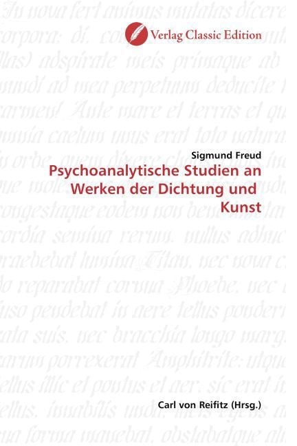 Produktbild: Freud, S: Psychoanalytische Studien an Werken der Dichtung u