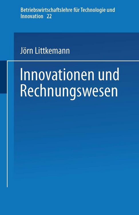 Produktbild: Innovationen und Rechnungswesen