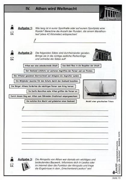 Produktbild: Lernwerkstatt Die Griechen
