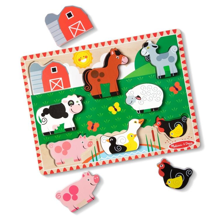 Produktbild: Bauernhof Spieltiere Puzzle