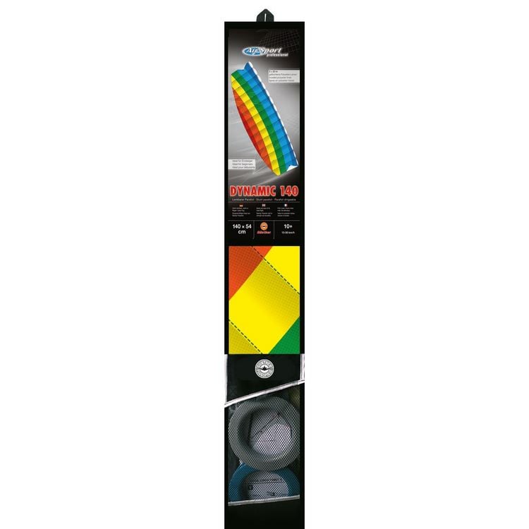 Produktbild: Paul G&uuml;nther 1038 - Lenkbarer Parafoil Drachen Dynamic 140, Lenkdrachen, 140 x 54 cm