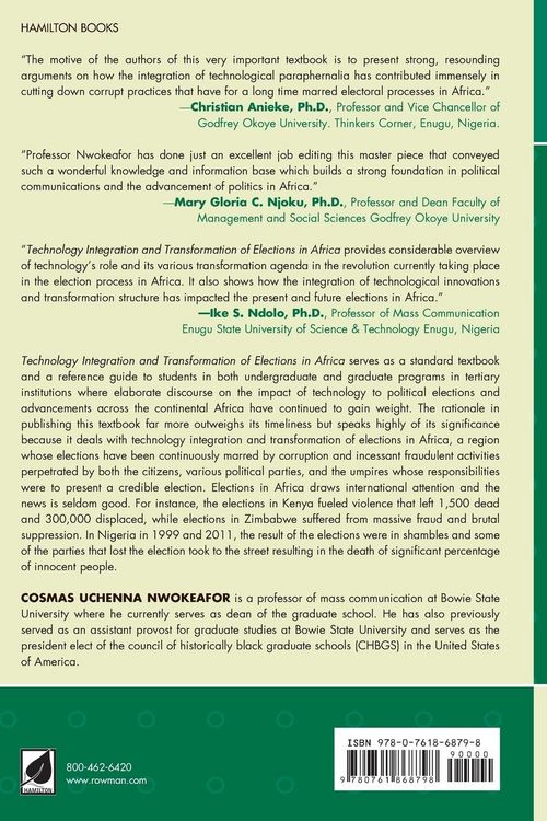 Produktbild: Technology Integration and Transformation of Elections in Africa