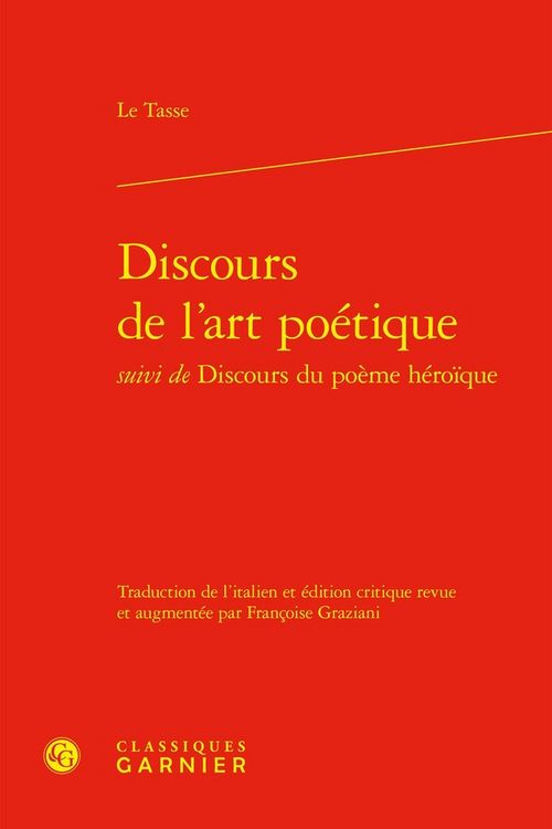 Produktbild: Discours de l'Art Poetique