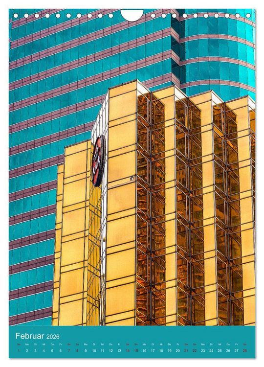 Produktbild: Architektur im Spiegelbild (Wandkalender 2026 DIN A4 hoch), CALVENDO Monatskalender