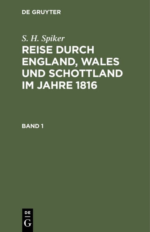 Produktbild: Reise durch England, Wales und Schottland im Jahre 1816. Band 1
