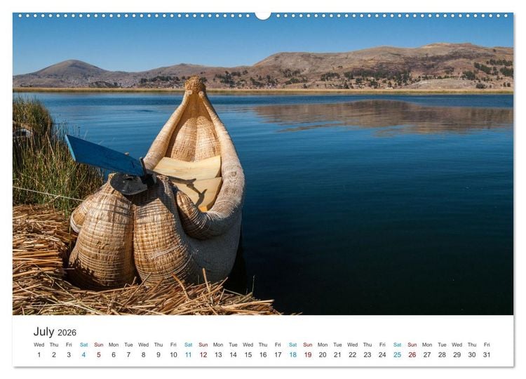 Produktbild: Mysterious Peru (High Quality Premium Wall Calendar 2026 DIN A2 landscape),CALVENDO 12 Month Wall Calendar