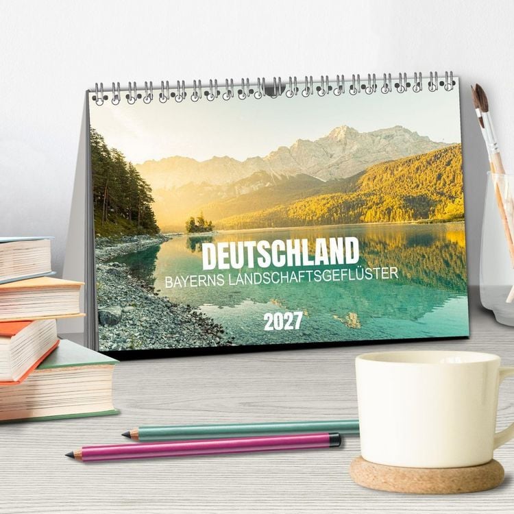 Produktbild: Deutschland - Bayerns Landschafts-Gefl&uuml;ster (Tischkalender 2027 DIN A5 quer), CALVENDO Monatskalender