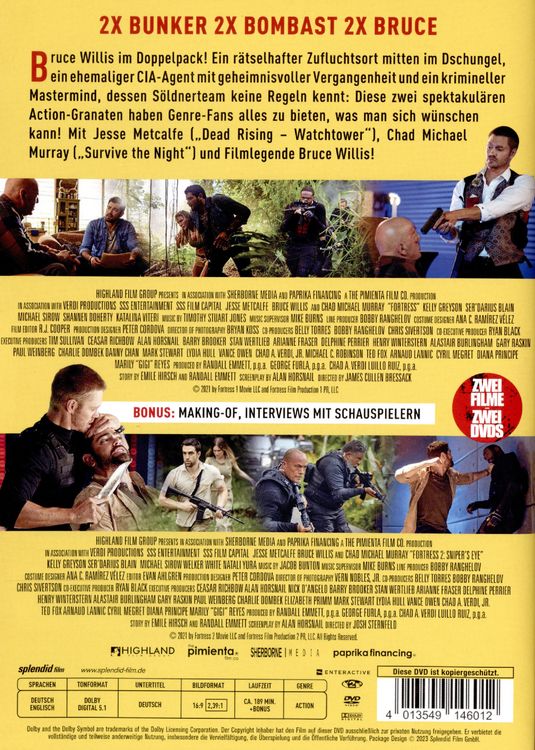 Produktbild: Fortress - Double Feature [2 DVDs]