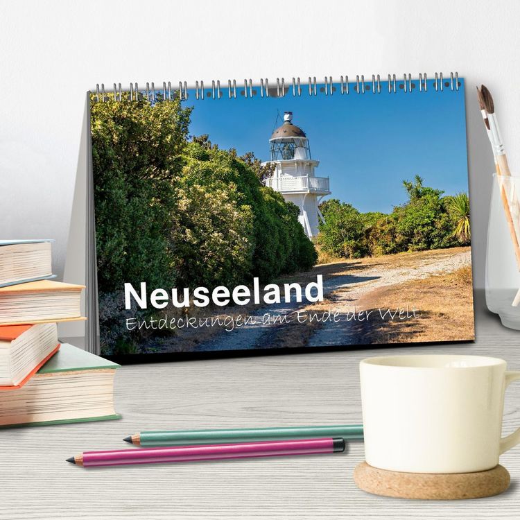 Produktbild: Neuseeland - Entdeckungen am Ende der Welt (Tischkalender 2026 DIN A5 quer), CALVENDO Monatskalender