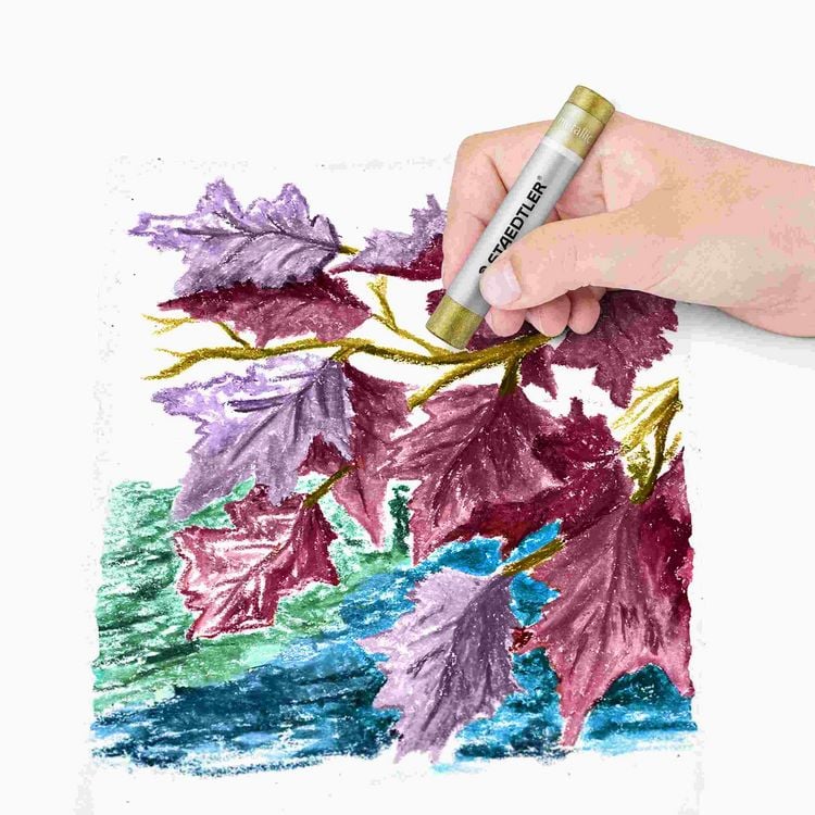 Produktbild: STAEDTLER &Ouml;lpastellkreide Metallic, 6er Kartonetui