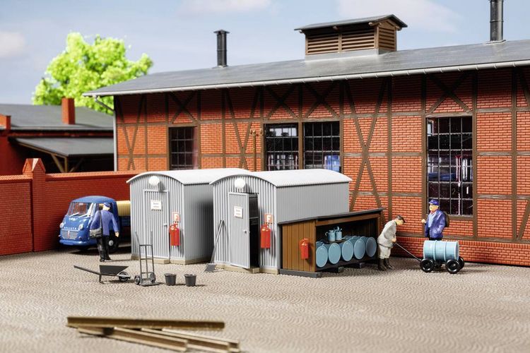 Produktbild: Auhagen 11478 H0 Wellblechschuppen &Ouml;llager