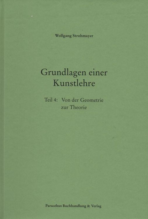 Produktbild: Grundlagen einer Kunstlehre