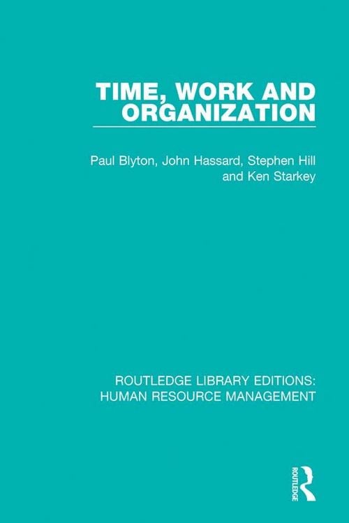 Produktbild: Time, Work and Organization