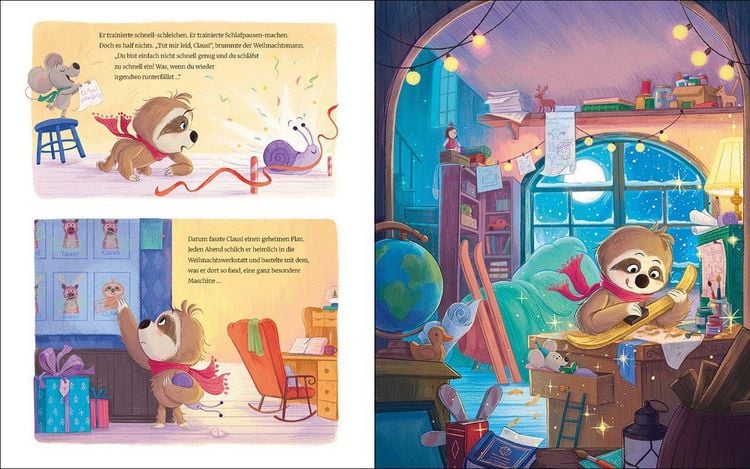 Produktbild: Santa Clausi - Ein Faultier rettet Weihnachten