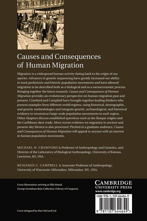 Produktbild: Causes and Consequences of Human Migration