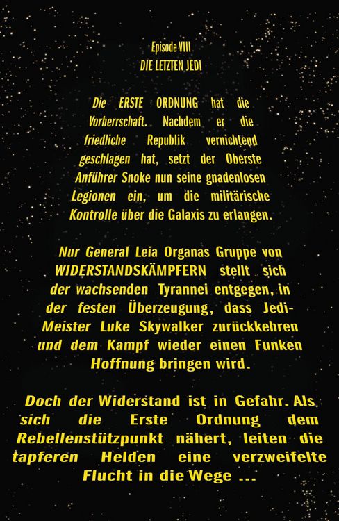 Produktbild: Star Wars: Die letzten Jedi