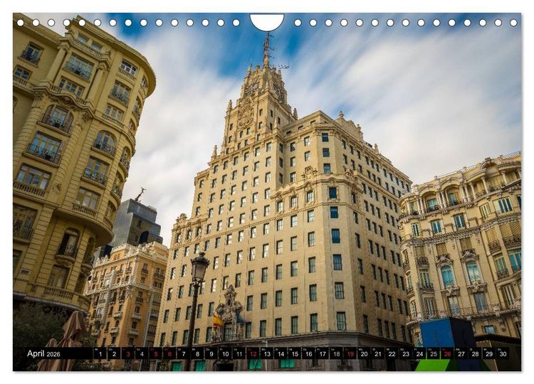 Produktbild: Metropole Madrid (Wandkalender 2026 DIN A4 quer), CALVENDO Monatskalender