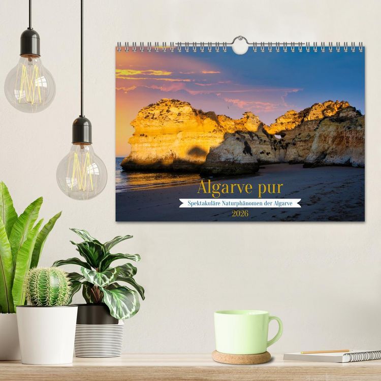 Produktbild: Algarve pur (Wandkalender 2026 DIN A4 quer), CALVENDO Monatskalender
