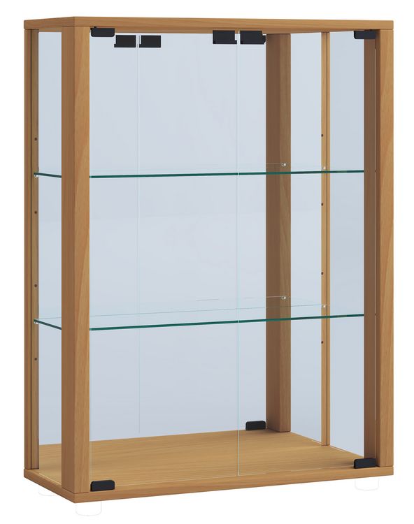 Produktbild: Wandvitrine H&auml;ngevitrine Glasvitrine Udina Spiegel