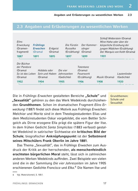 Produktbild: Fr&uuml;hlings Erwachen von Frank Wedekind - Textanalyse und Interpretation