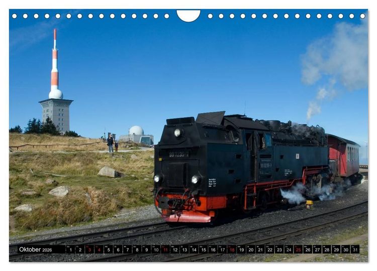 Produktbild: Schmalspurbahnen in Sachsen Anhalt (Wandkalender 2026 DIN A4 quer), CALVENDO Monatskalender