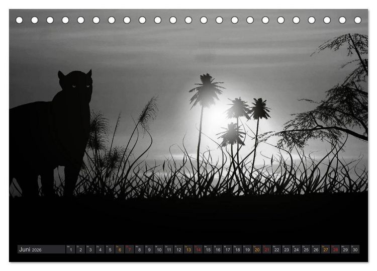 Produktbild: Sonne und Mond - faszinierend und anziehend (Tischkalender 2026 DIN A5 quer), CALVENDO Monatskalender