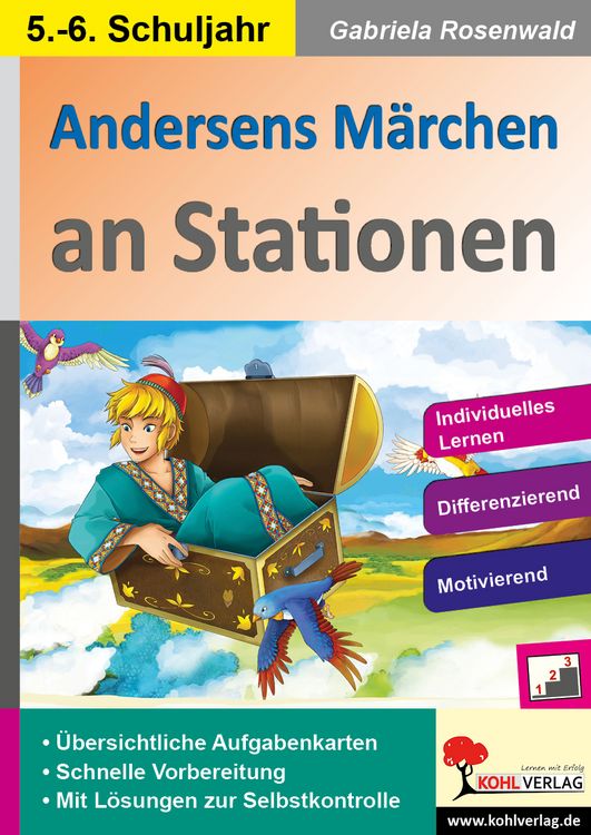 Produktbild: Andersens M&auml;rchen an Stationen / Klasse 5-6