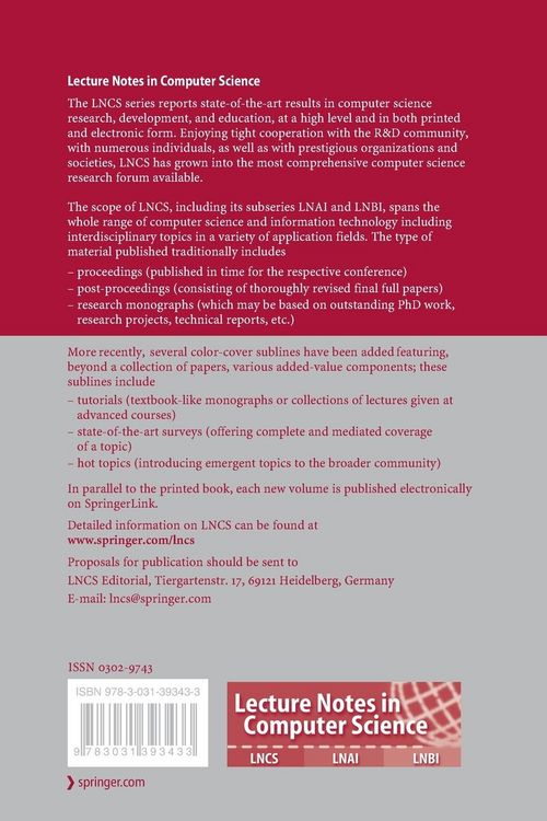 Produktbild: Frontiers of Algorithmics