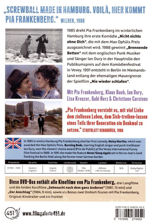 Produktbild: Pia Frankenberg - Filme [3 DVDs]