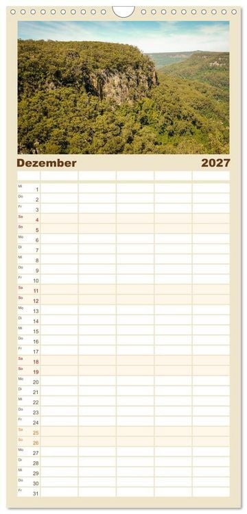 Produktbild: Familienplaner 2027 - Australien - Der vielseitige Osten mit 5 Spalten (Wandkalender, 21 x 45 cm) CALVENDO