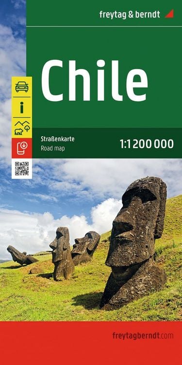 Produktbild: freytag & berndt Stra&szlig;enkarte Chile 1:1,2 Mio.