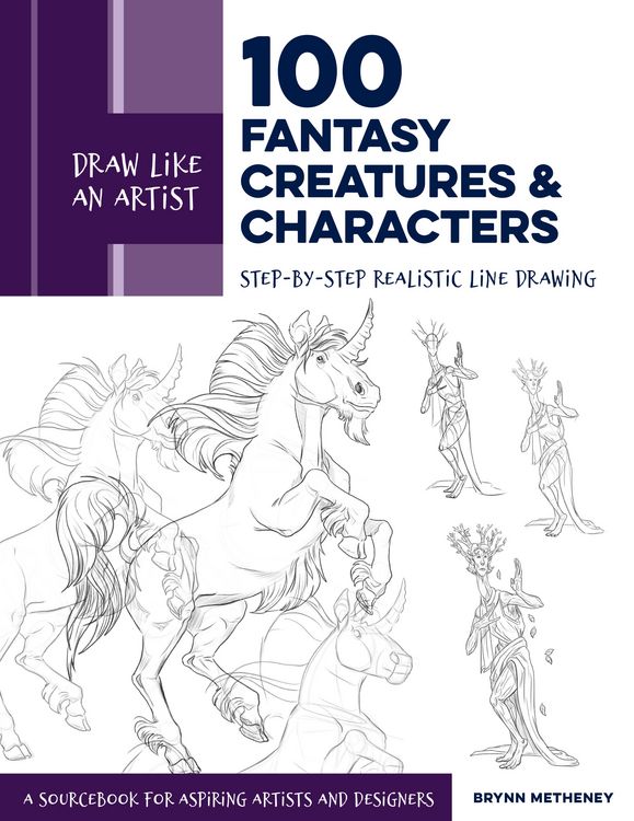 Produktbild: Draw Like an Artist: 100 Fantasy Creatures and Characters
