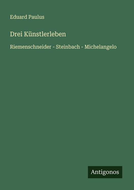 Produktbild: Drei K&uuml;nstlerleben
