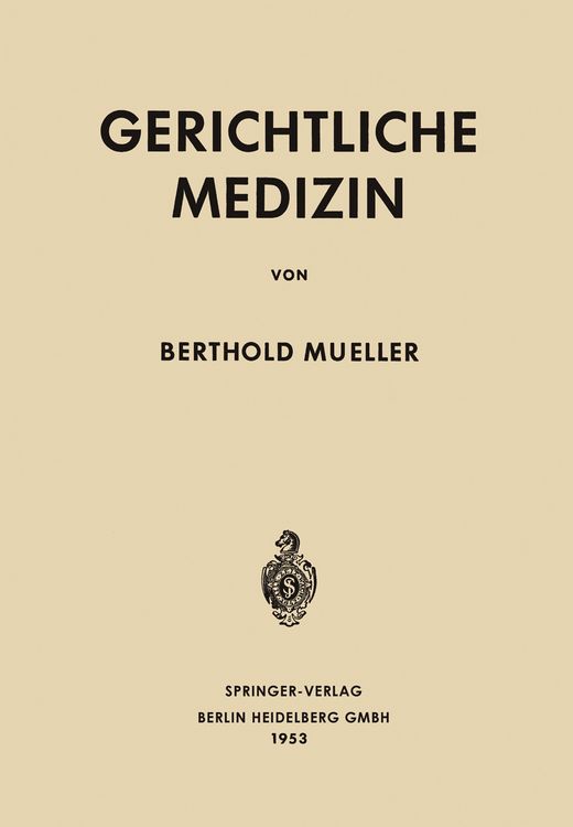 Produktbild: Gerichtliche Medizin